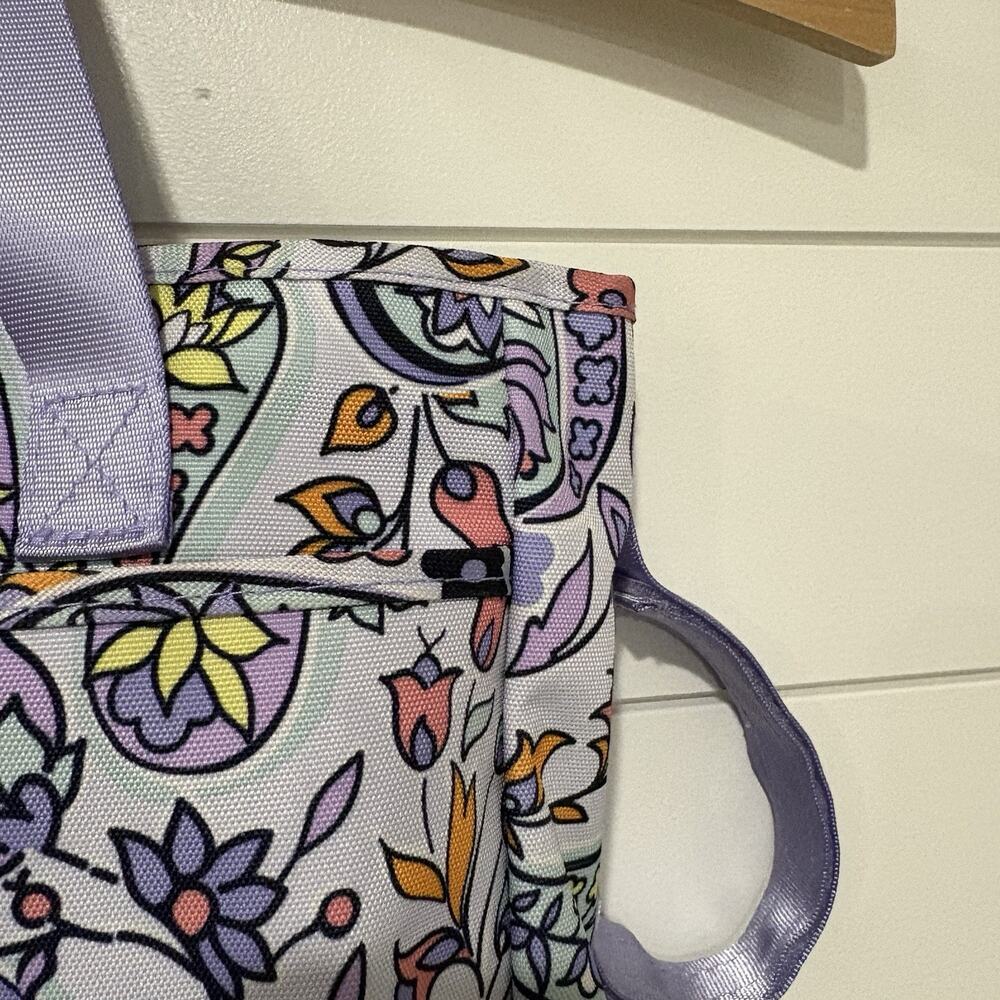 Vera Bradley | Organizer Lighten Up Everything Purple Paisley Maddalena Travel - Picture 3 of 10